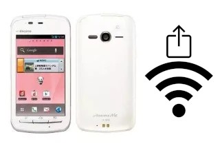 Come generare un codice QR con la password Wi-Fi su un DoCoMo Arrows Me F-11D