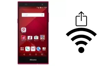 Come generare un codice QR con la password Wi-Fi su un DoCoMo F-01H