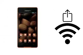 Come generare un codice QR con la password Wi-Fi su un DoCoMo L-02E