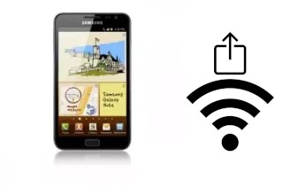 Come generare un codice QR con la password Wi-Fi su un DoCoMo SC-05D