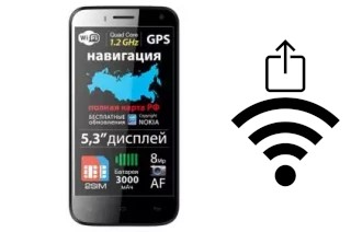 Come generare un codice QR con la password Wi-Fi su un Explay Navigator