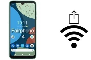 Come generare un codice QR con la password Wi-Fi su un Fairphone 4