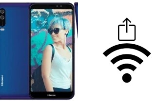 Come generare un codice QR con la password Wi-Fi su un HiSense E30 LITE