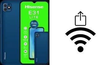 Come generare un codice QR con la password Wi-Fi su un HiSense E31 LITE