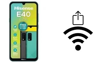 Come generare un codice QR con la password Wi-Fi su un HiSense E40 LITE