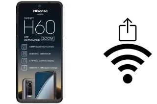 Come generare un codice QR con la password Wi-Fi su un HiSense H60 Zoom