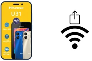 Come generare un codice QR con la password Wi-Fi su un HiSense U31