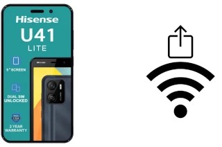 Come generare un codice QR con la password Wi-Fi su un HiSense U41 Lite