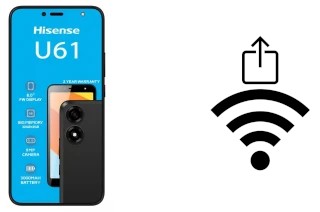 Come generare un codice QR con la password Wi-Fi su un HiSense U61