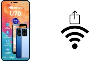 Come generare un codice QR con la password Wi-Fi su un HiSense U70