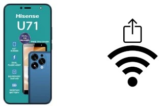 Come generare un codice QR con la password Wi-Fi su un HiSense U71