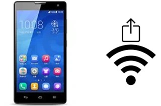 Come generare un codice QR con la password Wi-Fi su un Honor 3C