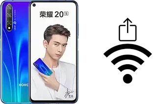 Come generare un codice QR con la password Wi-Fi su un Honor 20S