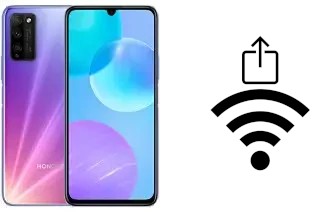 Come generare un codice QR con la password Wi-Fi su un Honor 30 Youth