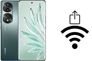 Come generare un codice QR con la password Wi-Fi su un Honor 70 Pro+