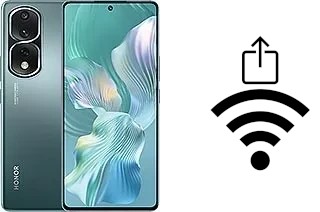 Come generare un codice QR con la password Wi-Fi su un Honor 80 Pro Flat