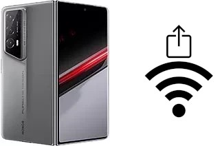 Come generare un codice QR con la password Wi-Fi su un Honor Magic V2 RSR Porsche Design