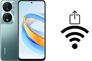 Come generare un codice QR con la password Wi-Fi su un Honor X7b 5G (50 MP)