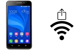 Come generare un codice QR con la password Wi-Fi su un Honor 4 Play