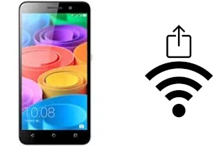 Come generare un codice QR con la password Wi-Fi su un Honor 4X