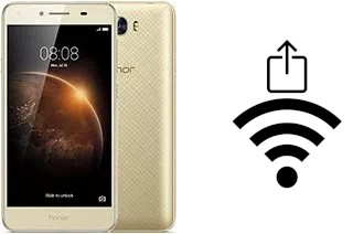 Come generare un codice QR con la password Wi-Fi su un Honor 5A