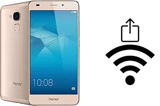 Come generare un codice QR con la password Wi-Fi su un Honor 5c