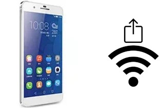 Come generare un codice QR con la password Wi-Fi su un Honor 6 Plus