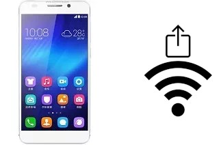 Come generare un codice QR con la password Wi-Fi su un Honor 6