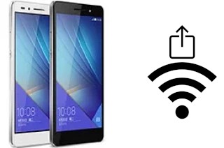 Come generare un codice QR con la password Wi-Fi su un Honor 7