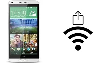 Come generare un codice QR con la password Wi-Fi su un HTC Desire 816G dual sim