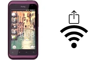 Come generare un codice QR con la password Wi-Fi su un HTC Rhyme