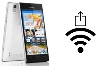 Come generare un codice QR con la password Wi-Fi su un Huawei Ascend P2