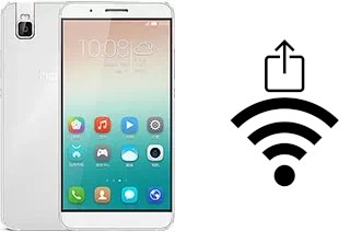 Come generare un codice QR con la password Wi-Fi su un Huawei Honor 7i