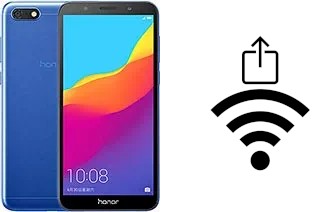 Come generare un codice QR con la password Wi-Fi su un Huawei Honor 7s