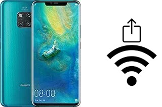 Come generare un codice QR con la password Wi-Fi su un Huawei Mate 20 Pro