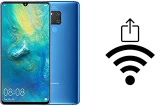 Come generare un codice QR con la password Wi-Fi su un Huawei Mate 20 X