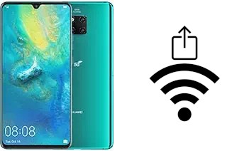 Come generare un codice QR con la password Wi-Fi su un Huawei Mate 20 X (5G)