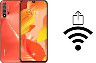 Come generare un codice QR con la password Wi-Fi su un Huawei nova 5 Pro