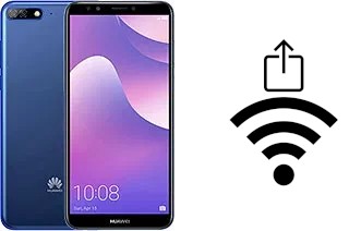 Come generare un codice QR con la password Wi-Fi su un Huawei Y7 Pro (2018)