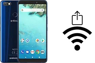 Come generare un codice QR con la password Wi-Fi su un Infinix Note 5