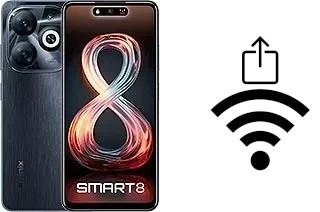 Come generare un codice QR con la password Wi-Fi su un Infinix Smart 8 (India)