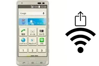 Come generare un codice QR con la password Wi-Fi su un Kyocera Basio 3