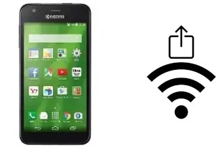 Come generare un codice QR con la password Wi-Fi su un Kyocera Digno U