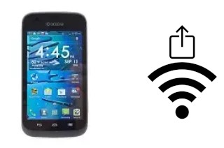 Come generare un codice QR con la password Wi-Fi su un Kyocera Hydro Edge