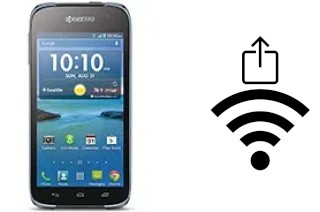 Come generare un codice QR con la password Wi-Fi su un Kyocera Hydro Life