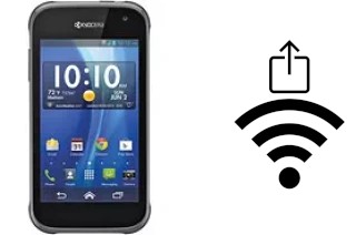 Come generare un codice QR con la password Wi-Fi su un Kyocera Hydro Xtrm