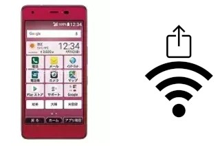 Come generare un codice QR con la password Wi-Fi su un Kyocera Otegaru 01