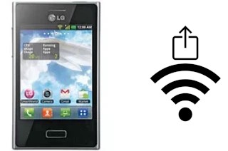 Come generare un codice QR con la password Wi-Fi su un LG Optimus L3 E400