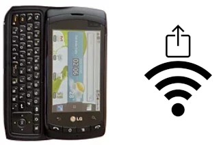 Come generare un codice QR con la password Wi-Fi su un LG C710 Aloha