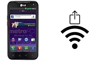 Come generare un codice QR con la password Wi-Fi su un LG Connect 4G MS840